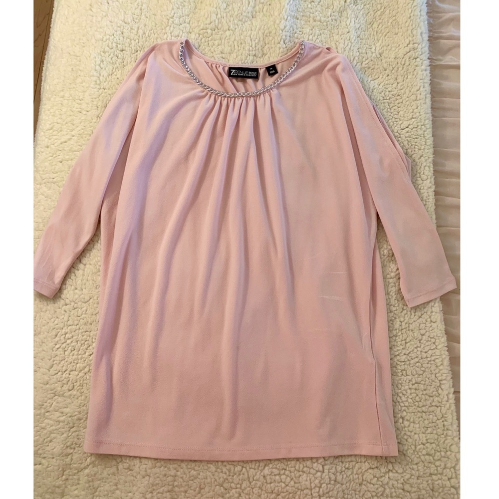 Light pink work blouse